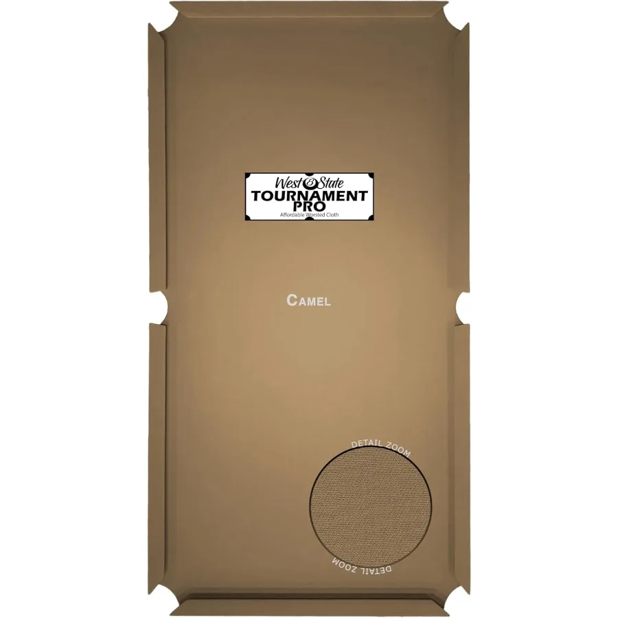 25 oz Tournament Pro Worsted Pool Table Felt Replacement Kit for Tables - Multiple Colors