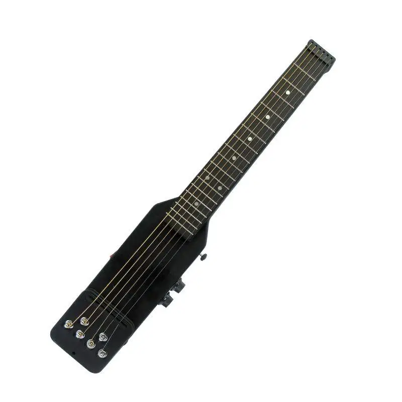 1Pc Creative Folding Portable Small Electric Guitar Travel Mute Beginner Practice Professional String Musical Instrument Guitar