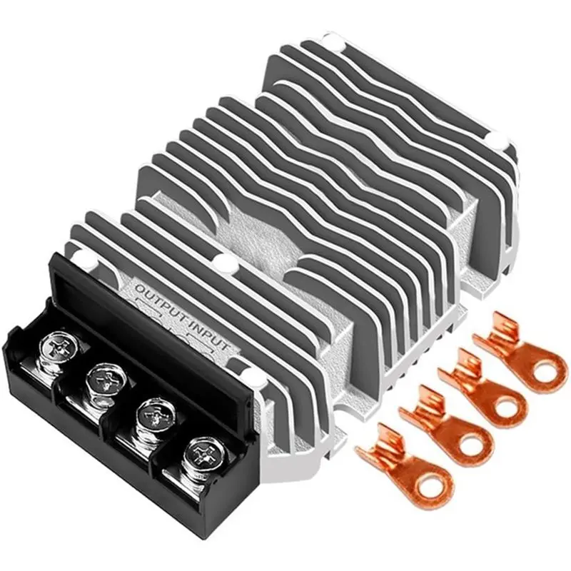 FULL-24V To 12V DC-DC Step-Down Converter 60A 720W IP67 Waterproof Power Supply Module Aluminum For Truck Golf Cart Boat