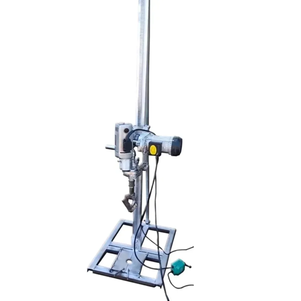 Portable 2500W small electric drilling machine irrigation well digger