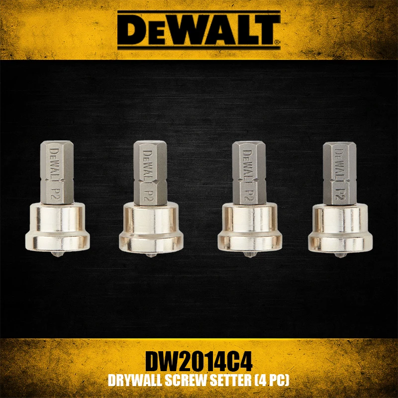 DEWALT DW2014C4 Drywall Screw Setter (4 Pc)