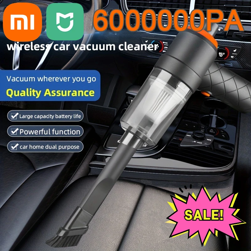 Xiaomi Mijia Wireless Car Vacuum Cleaner 60000000Pa Cordless Handheld Cleaning Robot Auto Vacuums Strong Smart RC For Car