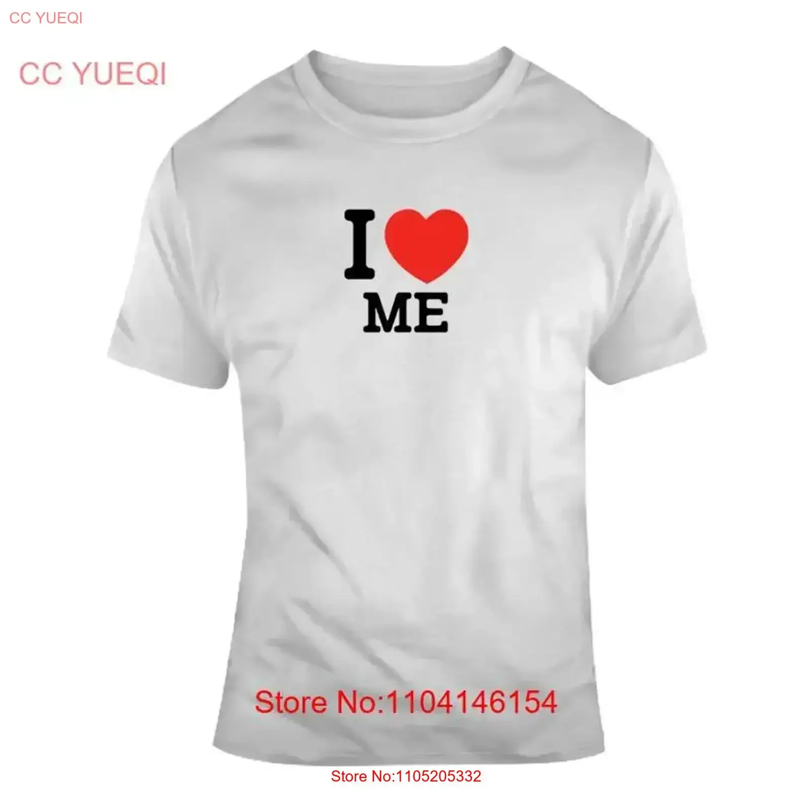 تي شيرت I Heart Me مضحك عتيق مغسول ومريح ومتعدد الاستخدامات وممتد ملابس الشارع الشهير قليلاً