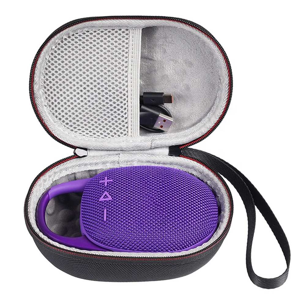 EVA Hard Travel Case Shockproof Speaker Storage Box Anti-scratch Hardshell Case Splashproof for JBL Clip 5 Portable BT Speaker