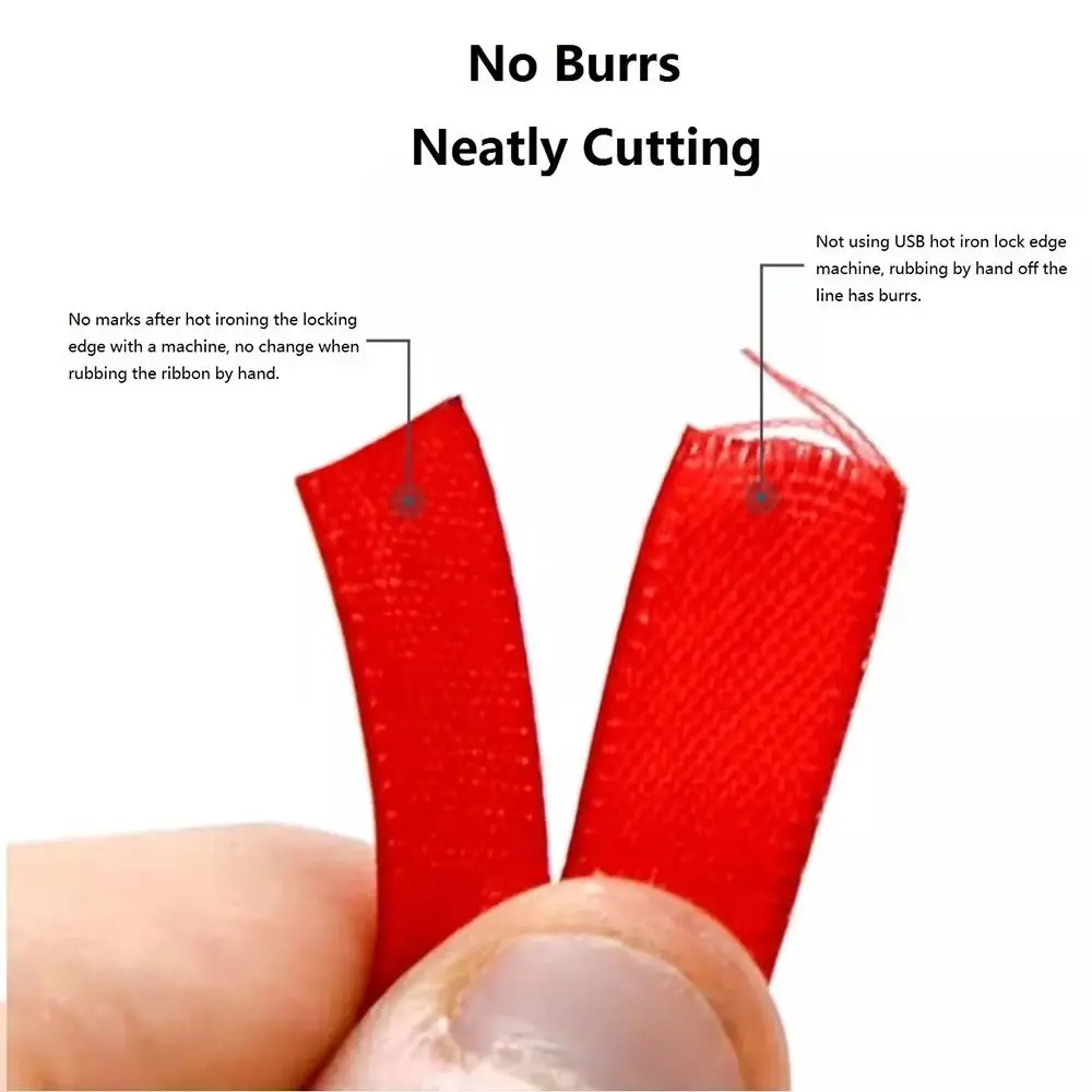 

Mini Thermal Cutting Machine Reusable DIY Ribbon Webbing Cutting Machine Multi-functional High Temperature