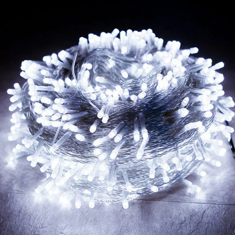 

Garden Light Outdoor LED String Lights Wedding Party Holiday Decoration Light Garland 10/20M EU Plug Fairy Light Christmas Light