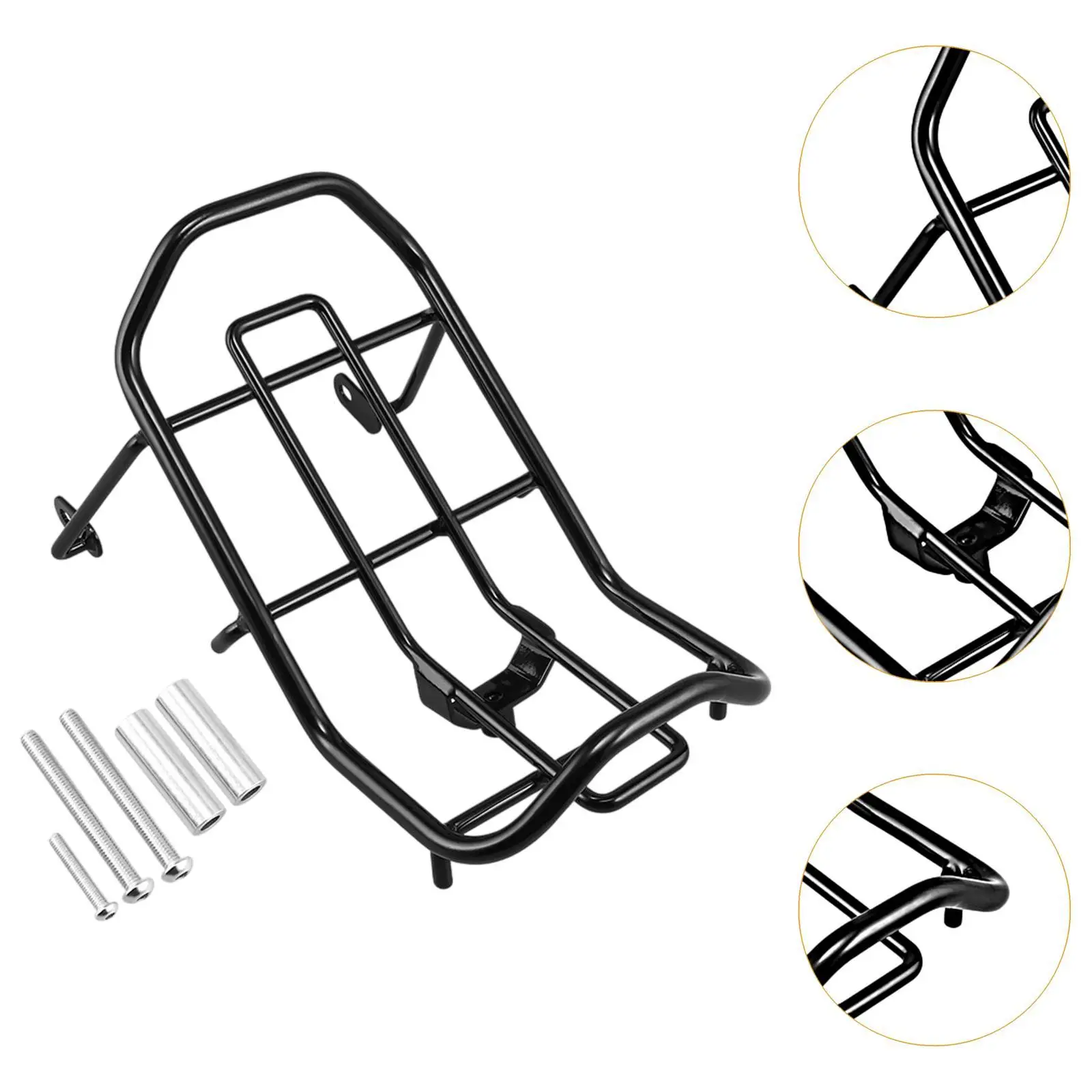 Center Luggage Rack Motorcycle Iron Cargo Holder Compact Size Stable Support for Honda Hunter CT125 Daily Ride