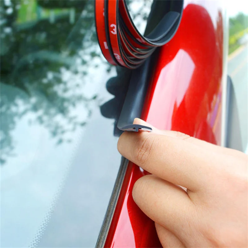 Car Seals Edge Sealing Strips Rubber Auto Roof Windshield Car Sealant Protector Strip Window Seals Noise Insulation Soundproof