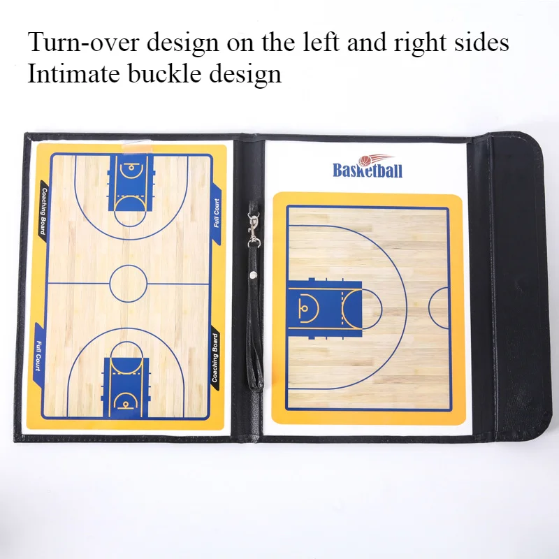 Folding Tactical Basketball Coach Board Magnetic Basketball Tactical Board Portable Competition Game Training Magnet Clipboard