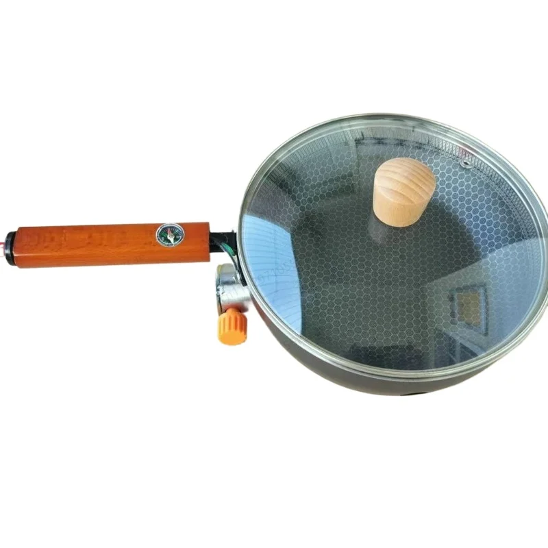 

Сковорода с антипригарным покрытием из нержавеющей стали 316, кастрюля для приготовления пищи на открытом воздухе, здоровая и прочная посуда