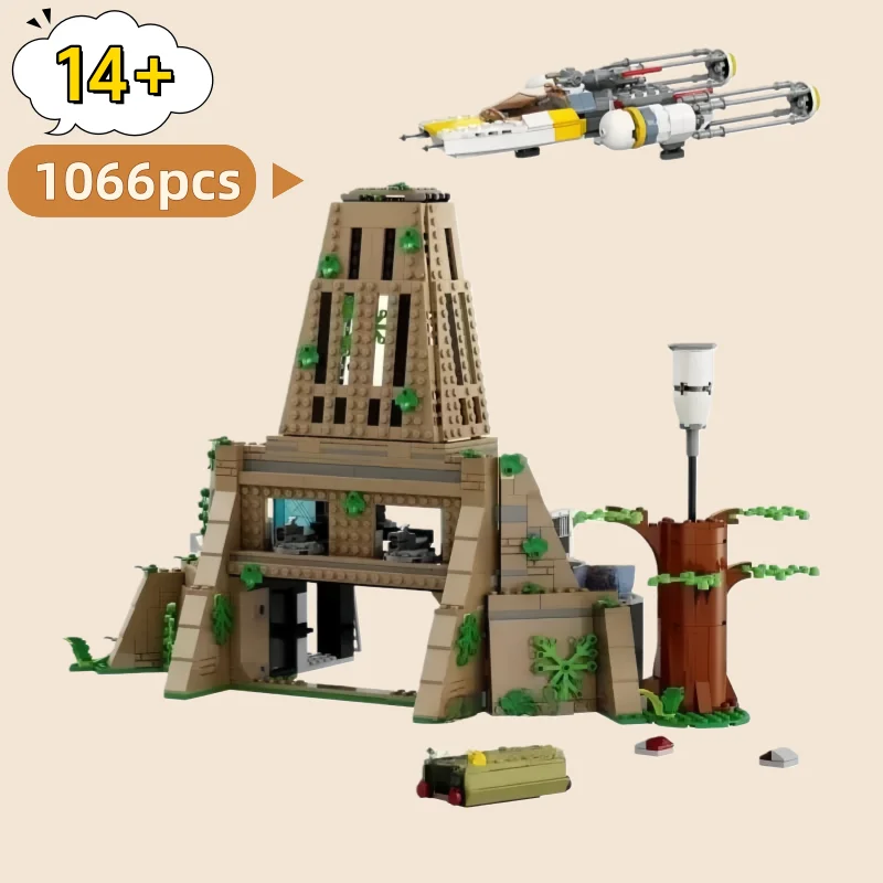 2025 우주선 1066개 조각 IV 반란군 기지 블록 조립식 75365 브릭 모델 장난감 어린이 친구 선물용