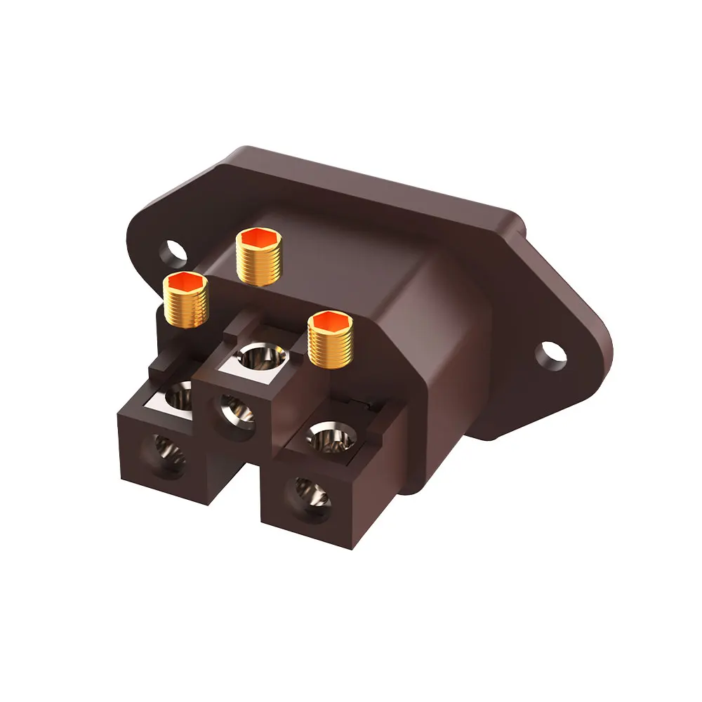 Monosaudio IC72 Stromstecker AC-Steckeradapter Elektrisches Netzkabel Einlassbuchse Anschluss Rhodium-Gold-Beschichtet – Detail 16