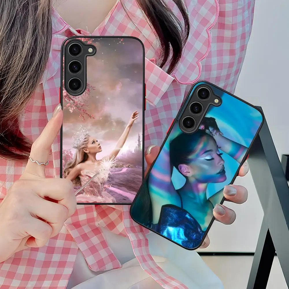 Ariana Grande Silikon Handyhülle für Samsung Galaxy S26 S25 S24 S23 S22 S21 Plus FE Ultra Bunte Schutzhülle