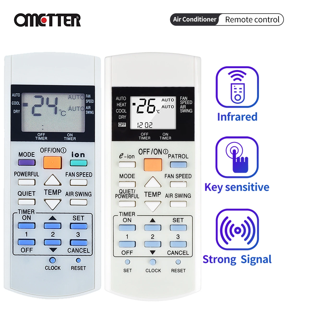 A75C3298 Thích Hợp Cho Máy Lạnh Panasonic Điều Khiển Từ Xa Đa Năng A75C2817 A75C3060 A75C3182 A75C2913