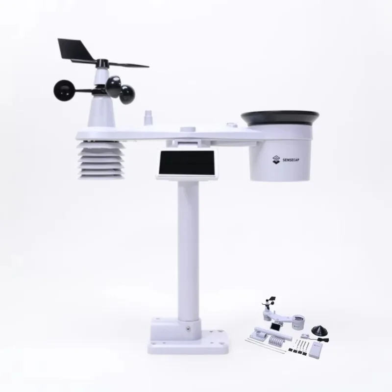 S2120 8-in-1 LoRaWAN Weather Sensor Station for Gardens Meteorology Urban Environmental Monitoring Customizable ODM