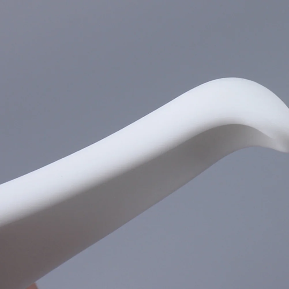 

Ceramic Leg Pressing Massaging Plate Thin Smooth Handheld Board Face Neck Foot Scraping Massage Tool for Women Home White Leg