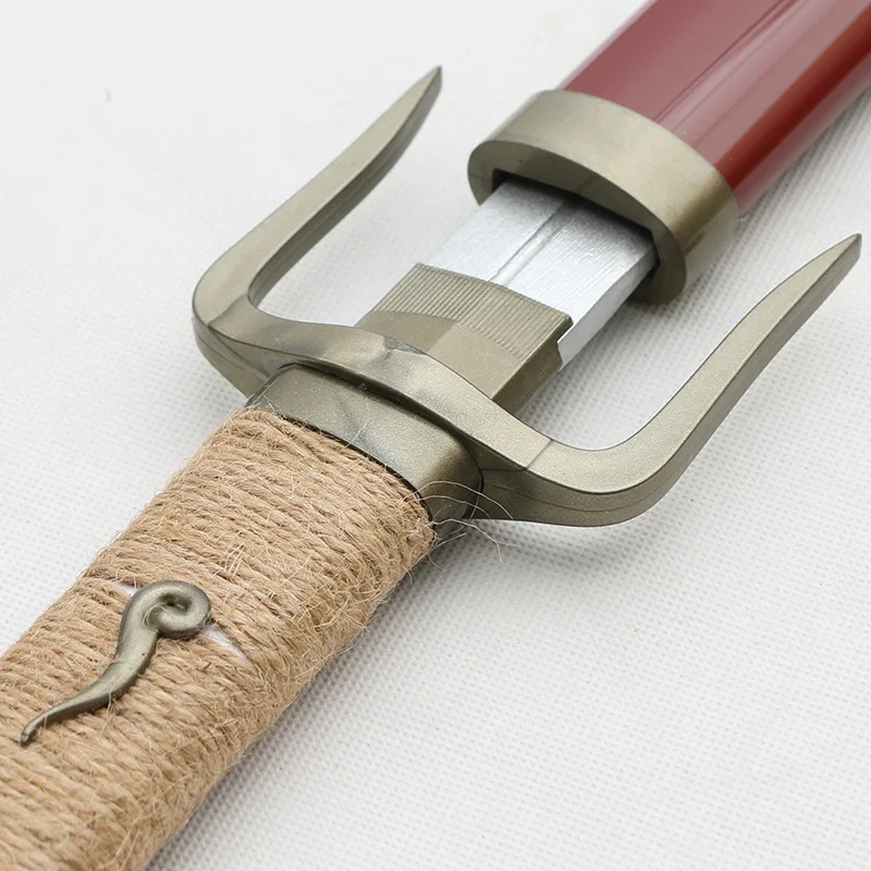 Espada samurái de 103cm/40,56 pulgadas, Guerrero del caos, tenedor de fuego, periféricos de Anime, exhibición de Cosplay de madera con vaina, modelo de accesorios, juguete al aire libre