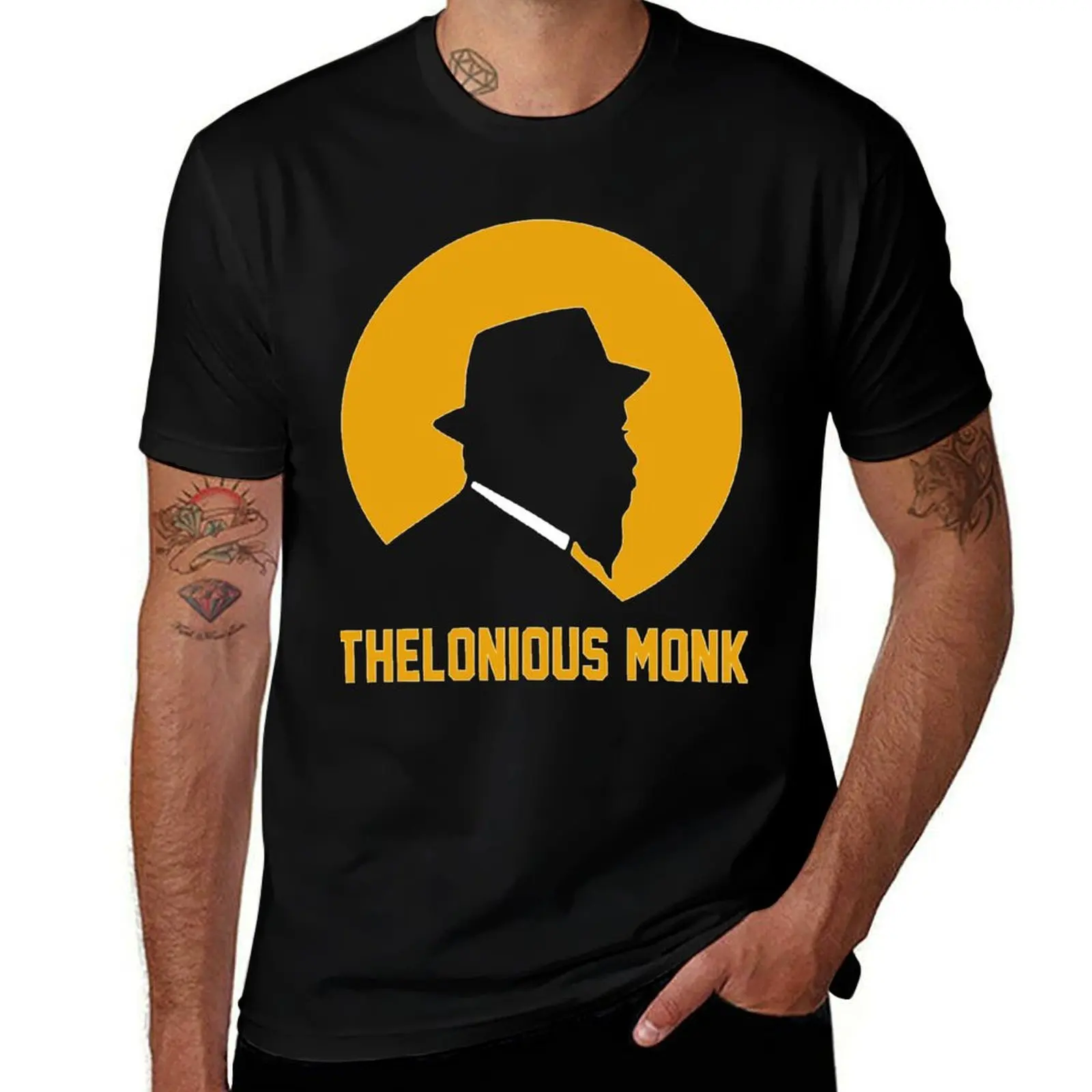 Thelonious Monk Giants Of American Music Legend Jazz T-Shirt t shirt man designer man t shirt summer funny t shirts man T-shirt