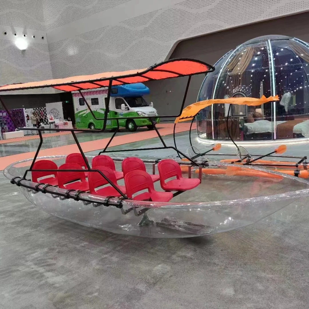 8-Sitzer-Big-Boot, 8-Personen-großes, transparentes Boot
