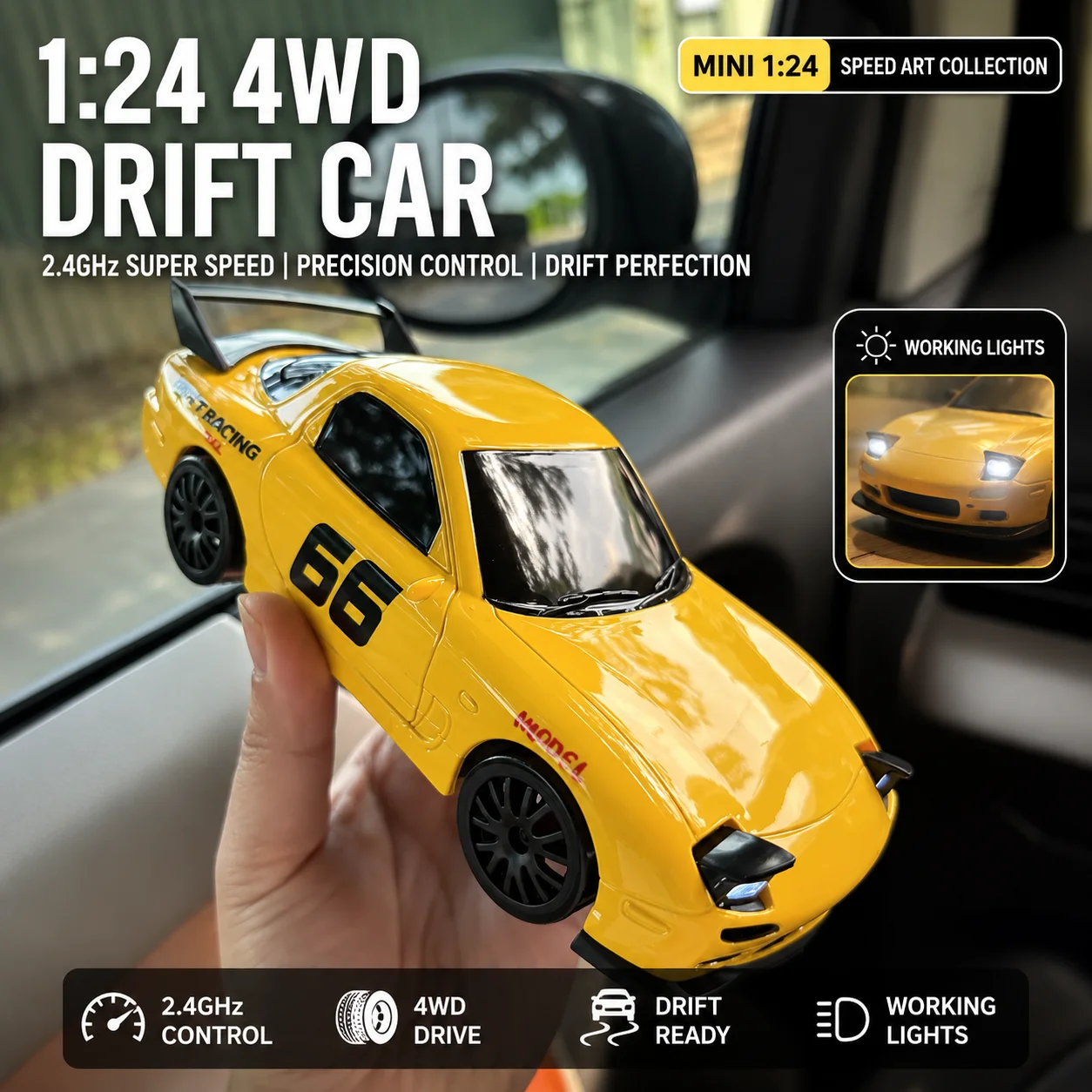 1-24-rcカー-rx7-fd-rcドリフトカー--四輪駆動、ポップアップライト、24g高速-男の子のための究極の玩具ギフト