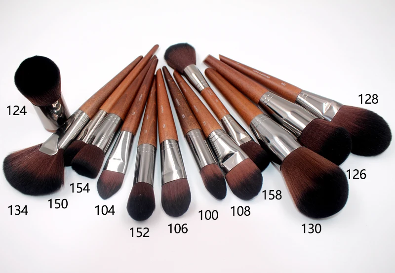 1pc MF Natural wood Soft Makeup Brushes Powder Foundation Concealer Make Up Brush Blush Synthetic hair Shadow high quality tools