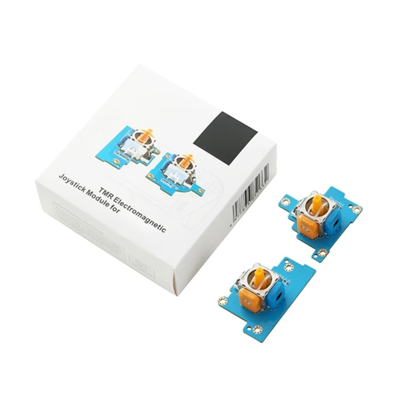 TMR-Joysticks-Ersatzmodulpaar für die Reparatur von Handheld-Konsolen, PCB-montierte Analogstick-Baugruppe, Zwei-Modul-Set für