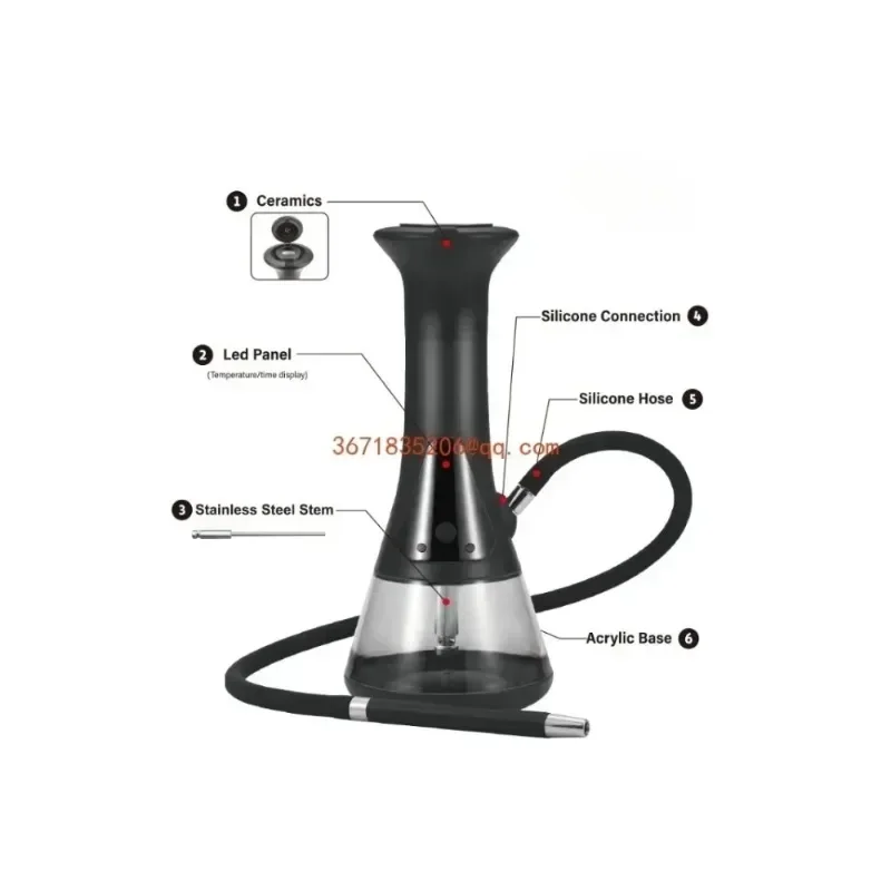 For charcoal-free ooka hookah electronic hookah