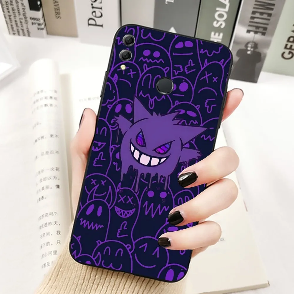 Ghost P-Pokemon G-Gengar Phone Case For Huawei Honor 10 Lite 9 20 7A Pro 9X Pro 30 Pro 50 Pro 60 Pro 70 Pro Plus