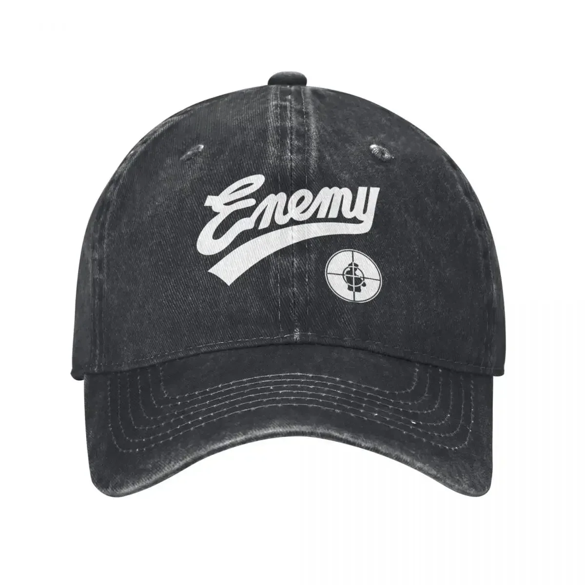 New Vintage Public Enemy Rock Baseball Cap Unisex Distressed Cotton Sun Cap Rap Music Outdoor Workouts Unstructured Soft Caps Ha