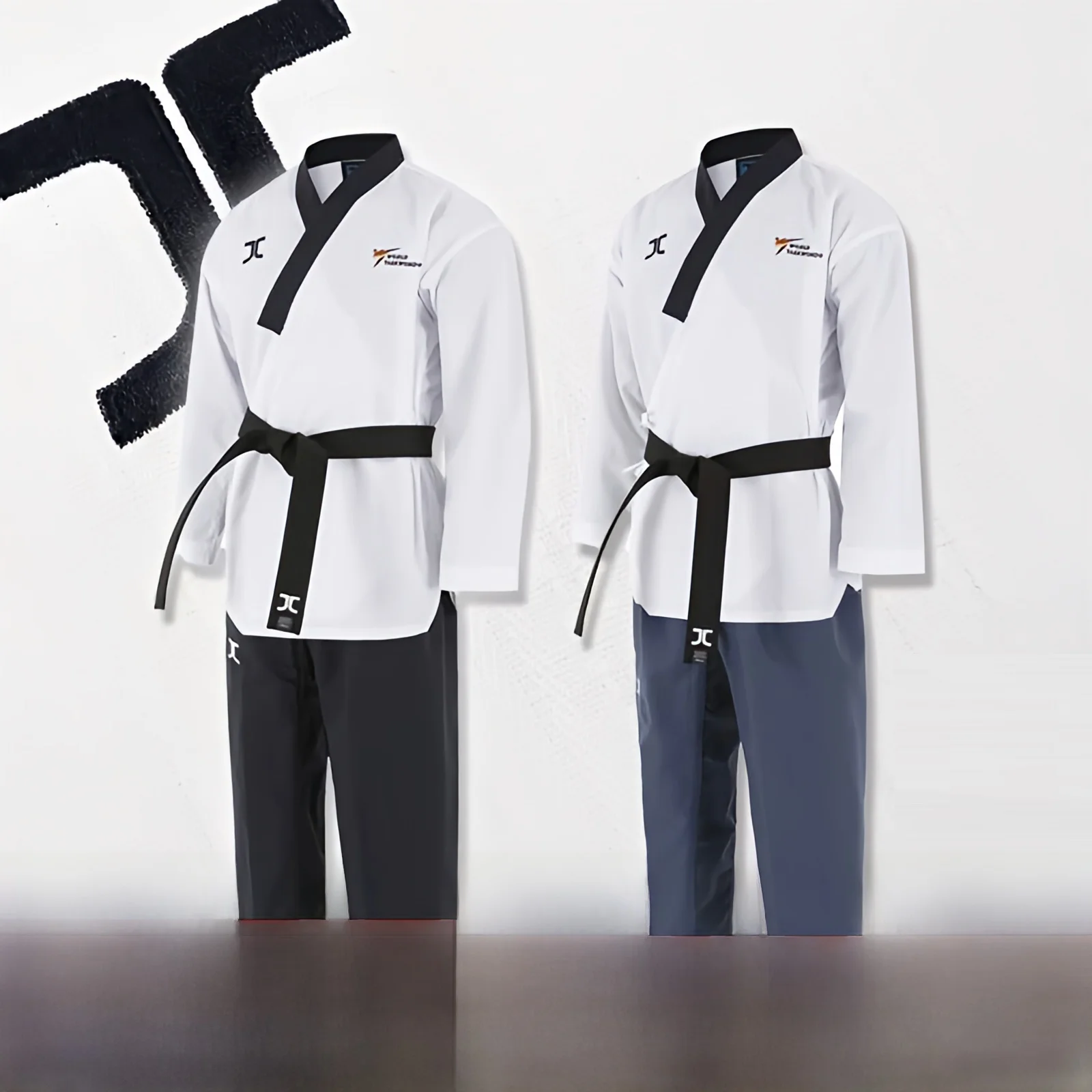 

Adult Taekwondo orms JC Jiekalil Cool Sle Training Cetition orms M Fem Models Karate Gi Martial Arts Suit