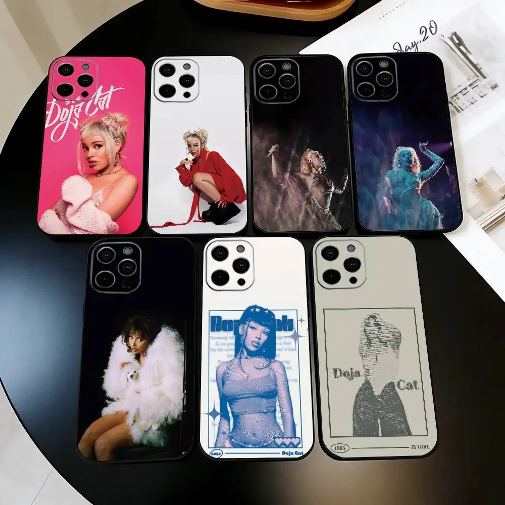 

Doja Cat Singer Phone Case For iPhone 17, 16,15,14,13,12,11 Plus,Pro Max, Others Soft Black Cover