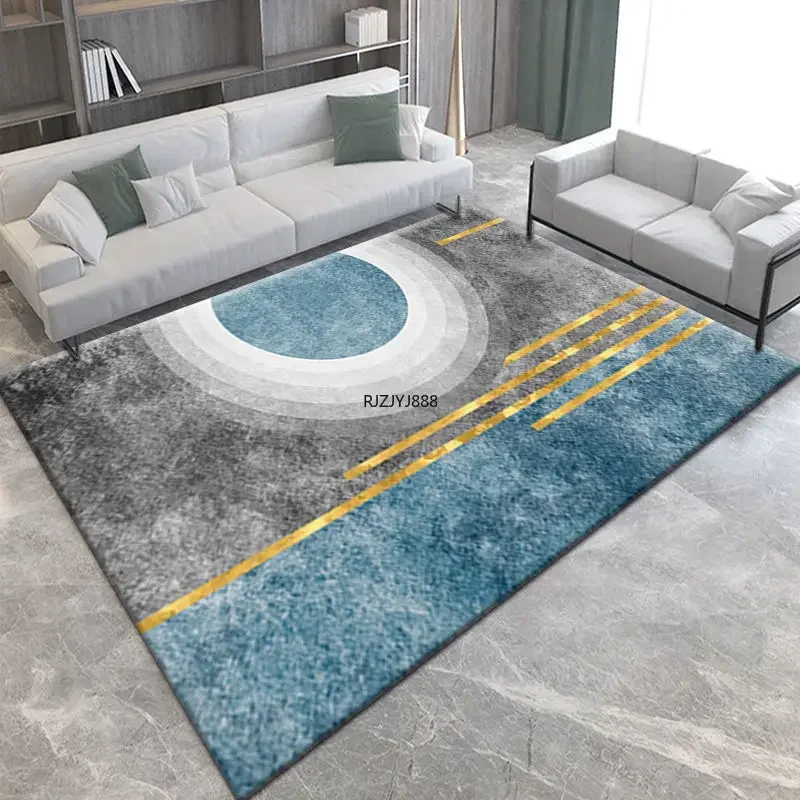 Modern Light Luxury Living Room Carpet Modern Minimalist Irregular Sofa Coffee Table Pad Nordic Ins Wind Big Carpet Tapis Salon