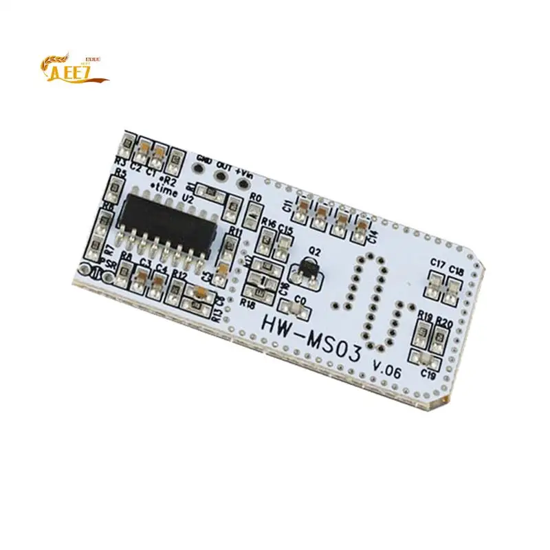

AEE7-High Performance Motion Sensor HW-MS03 2.4Ghz To 5.8Ghz Microwave Radar Human Body Induction PIR Switch Module For Diy