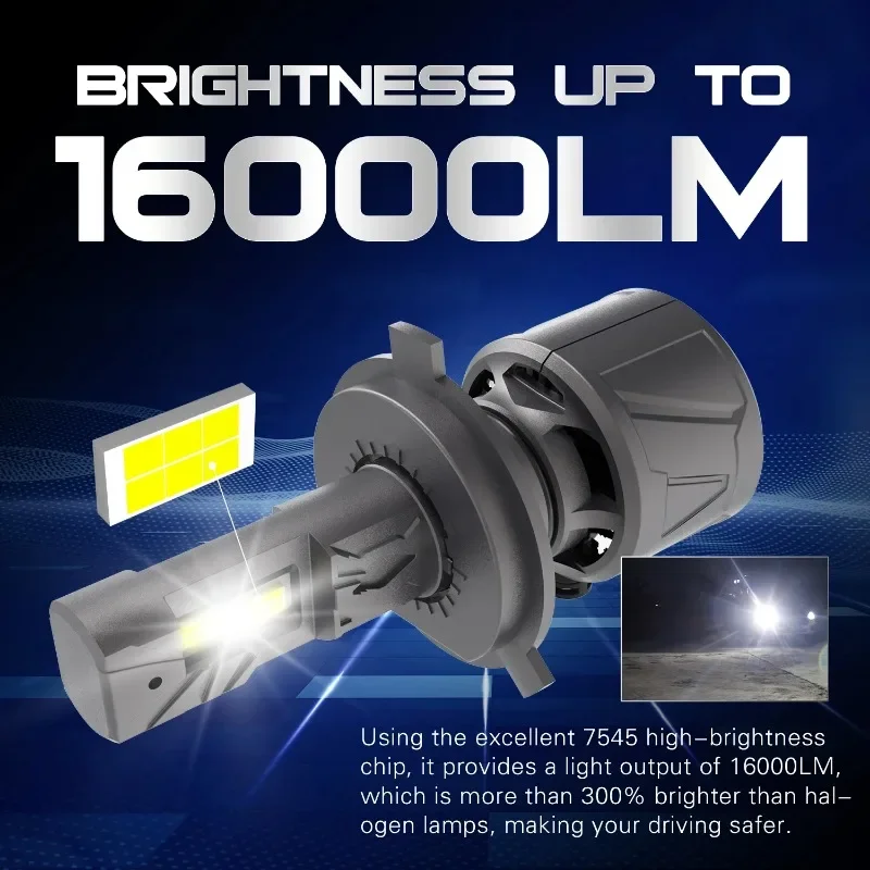 F12 220W 32000LM H7 LED Headlight Bulb H4 H7 H11 9005 9006 HB3 HB4 Double Copper H11 H7 Car LED lights Headlights