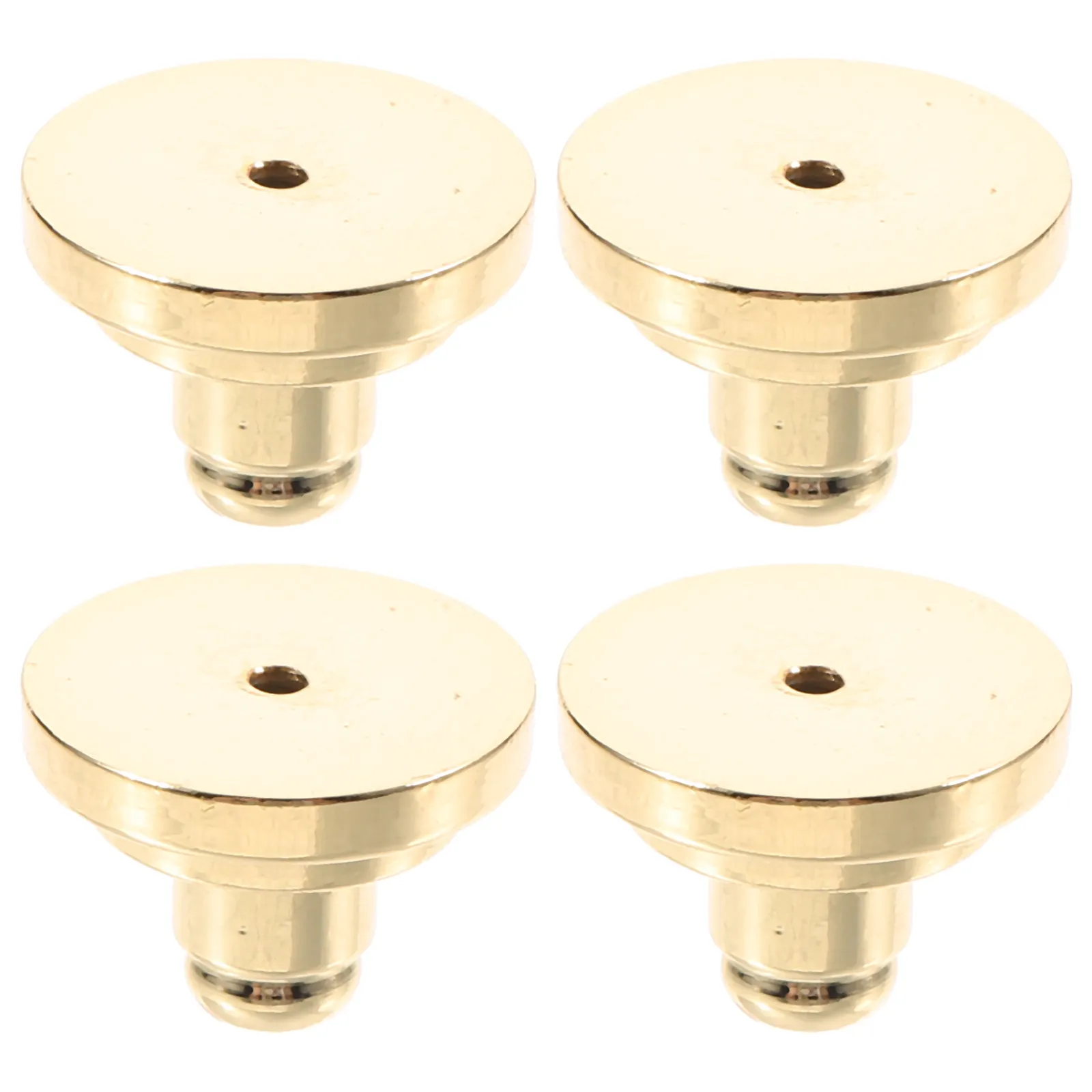Electroplated Brass Ear Stopper Backs Anti-Droop Support for Heavy Earrings Daily Party Wear Secure Locking Earring Backings