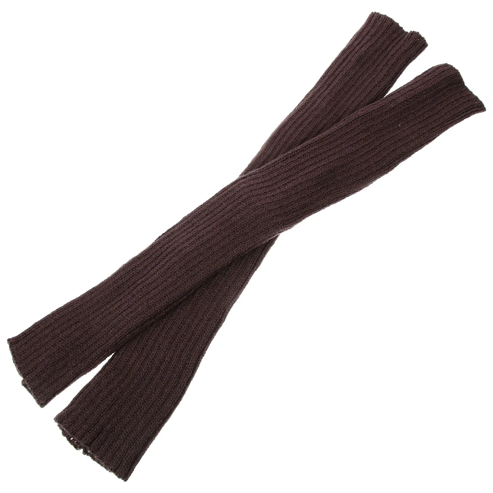 

1Pair Winter Forearm Sleeves Cotton Knitting Thermal Protection Cycling Running Fishing Boating Gardening Khaki