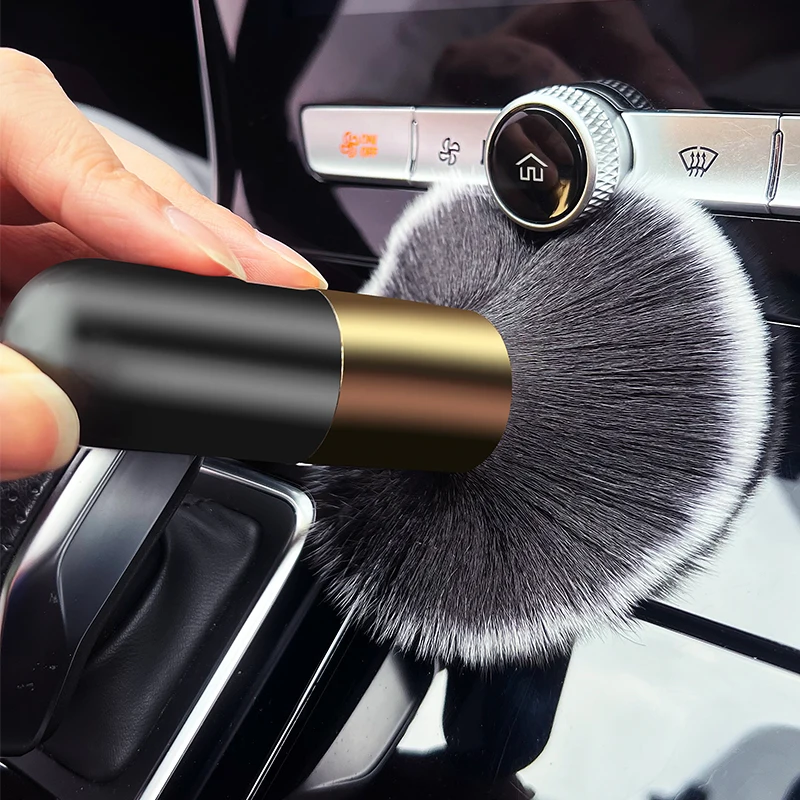 Car interior cleaning tool air conditioner air outlet cleaning brush car with soft brush car interior gap dust brush