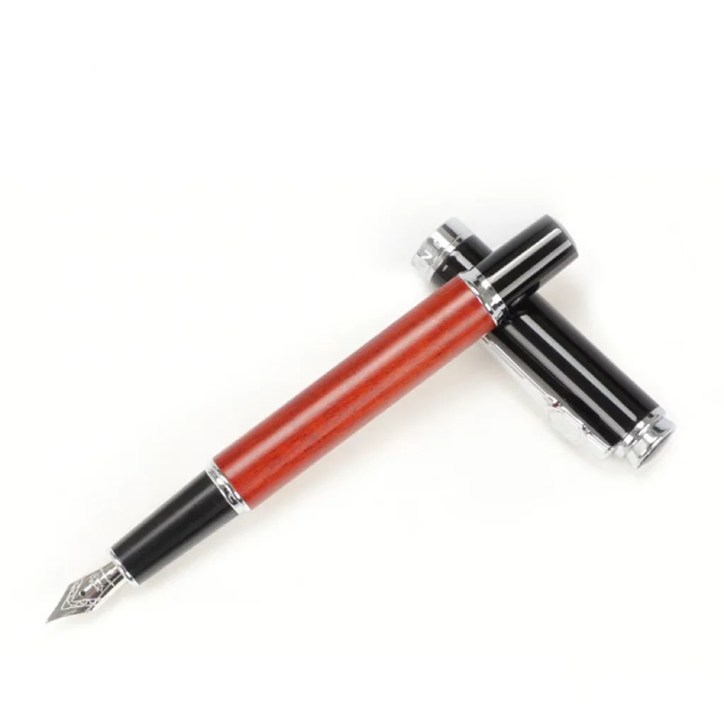 Pen Student calligraphy business gift Metal signature pen can replace the ink sac engraved LOGO