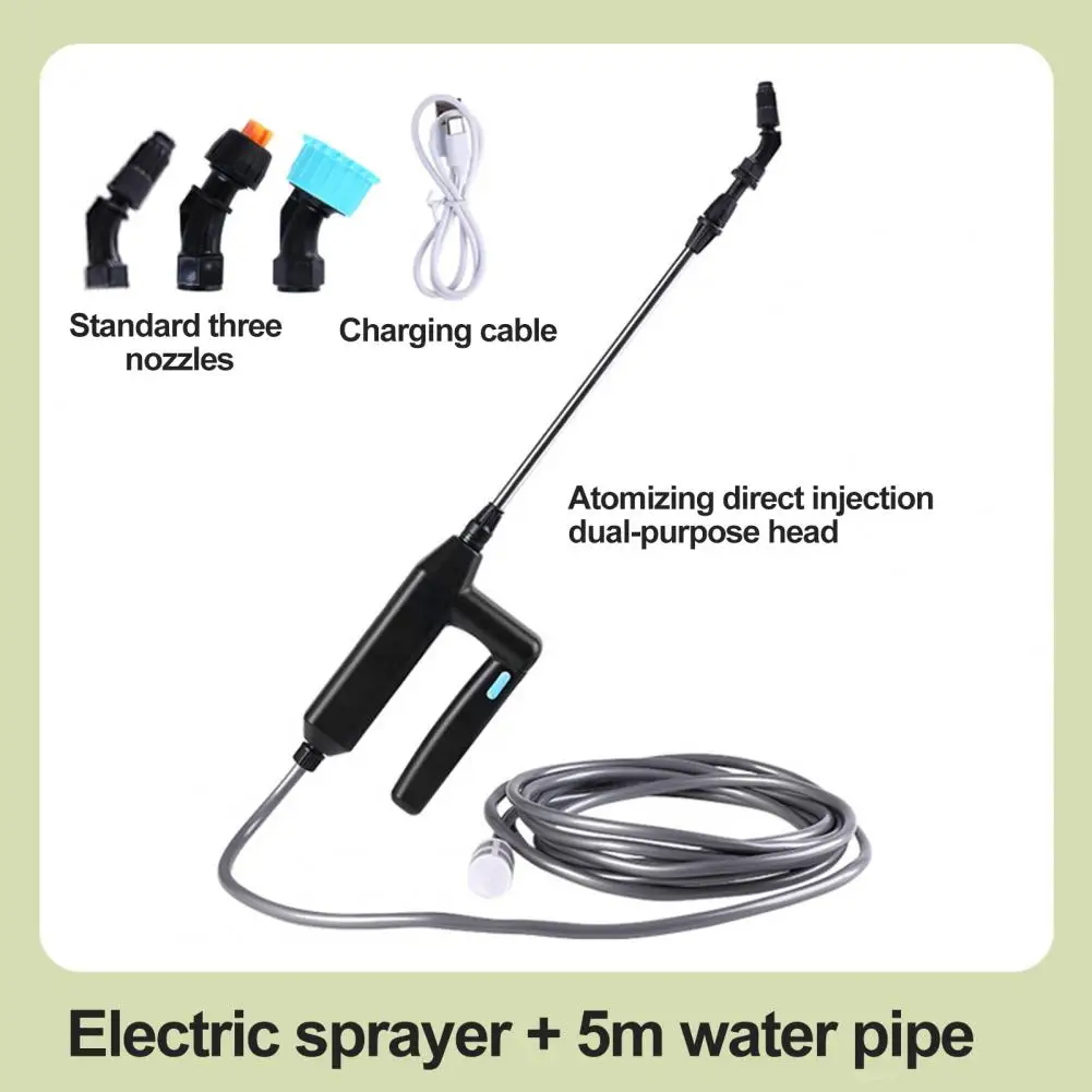 

Portable Garden Sprayer Rechargeable Electric Plant Sprayer Ergonomic Handle 3 Nozzles for Versatile Garden Watering Widely Used