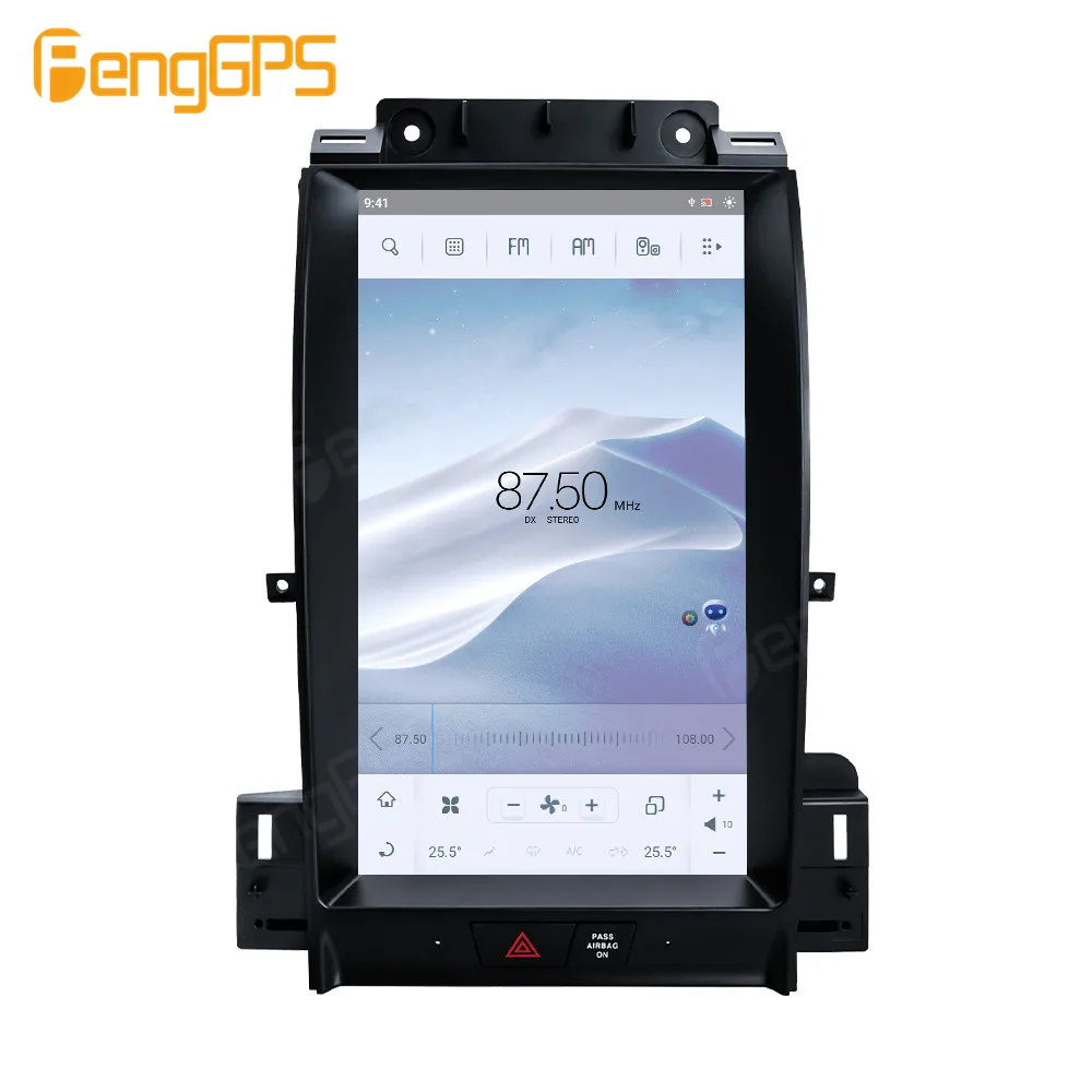 Carplay Android11 Vertical Screen Multimedia Stereo For Ford Taurus 2011 2012 2013 2014 2015 2016 2017 2018 Auto GPS Head Unit