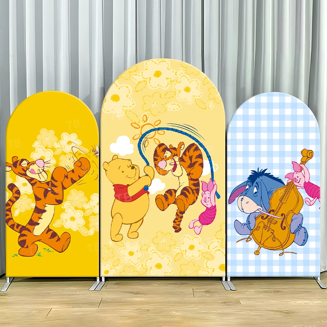 

TB Disney Winnie The Pooh theme Arch Backdrop Cover for kids Birthday Party Decor Photograph Background Wall Baby Shower Supplie