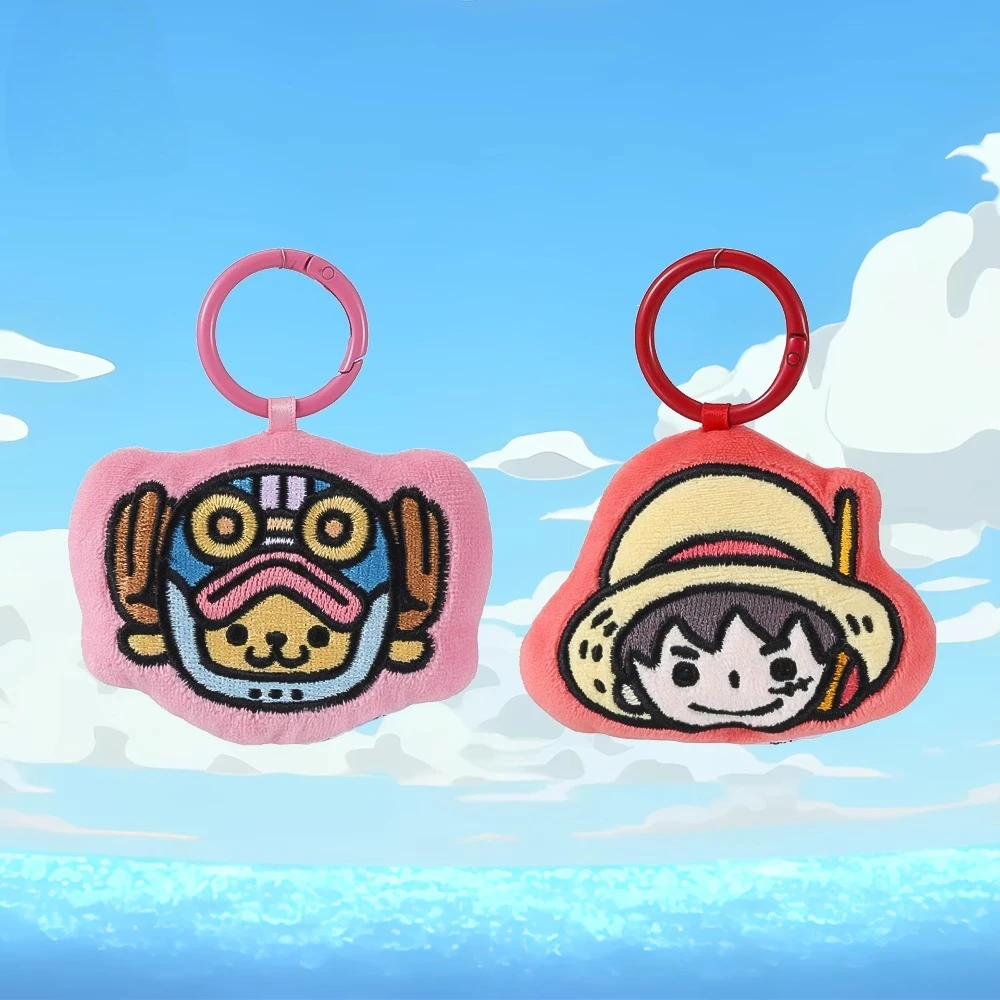 

One Piece Anime Chibi Big Head Plush Keychain, Cute Collectible Gift Decor for Fans