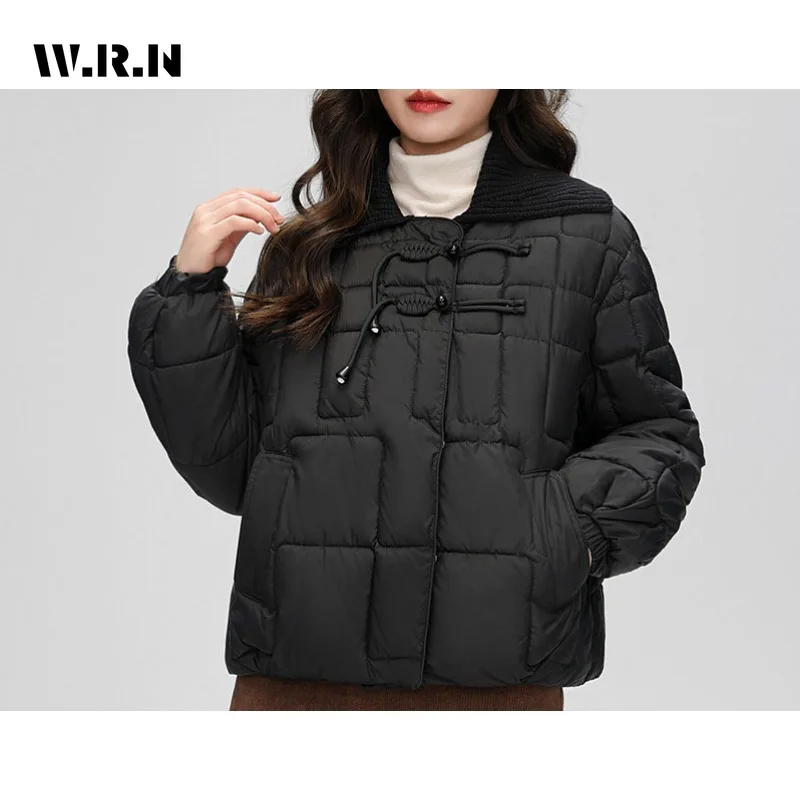 Women Casual Basic Long Sleeve Single Breasted Parkas 2023 Autumn Winter Simple Outerwear Jacket Fashion Warm Solid Coat