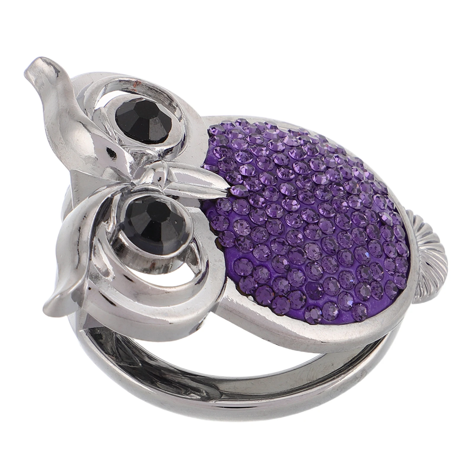 

Cute Owl Shaped Rhinestone Engine Button Cover Car Interior Push To Start Protection Ignition Switch Guard Durable Scratch