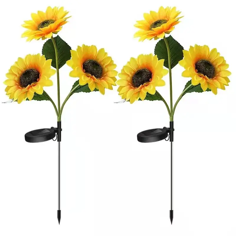 

Manufacturer Solar Flower Lights Outdoor Led Lawn Stake Lights Fakeflowers Sunflower Outdoor Decorative