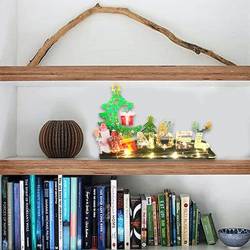 

J78F Christmas Tree Letters Decoration Silicone Resin Mold for DIY Craft Jewelry Tool