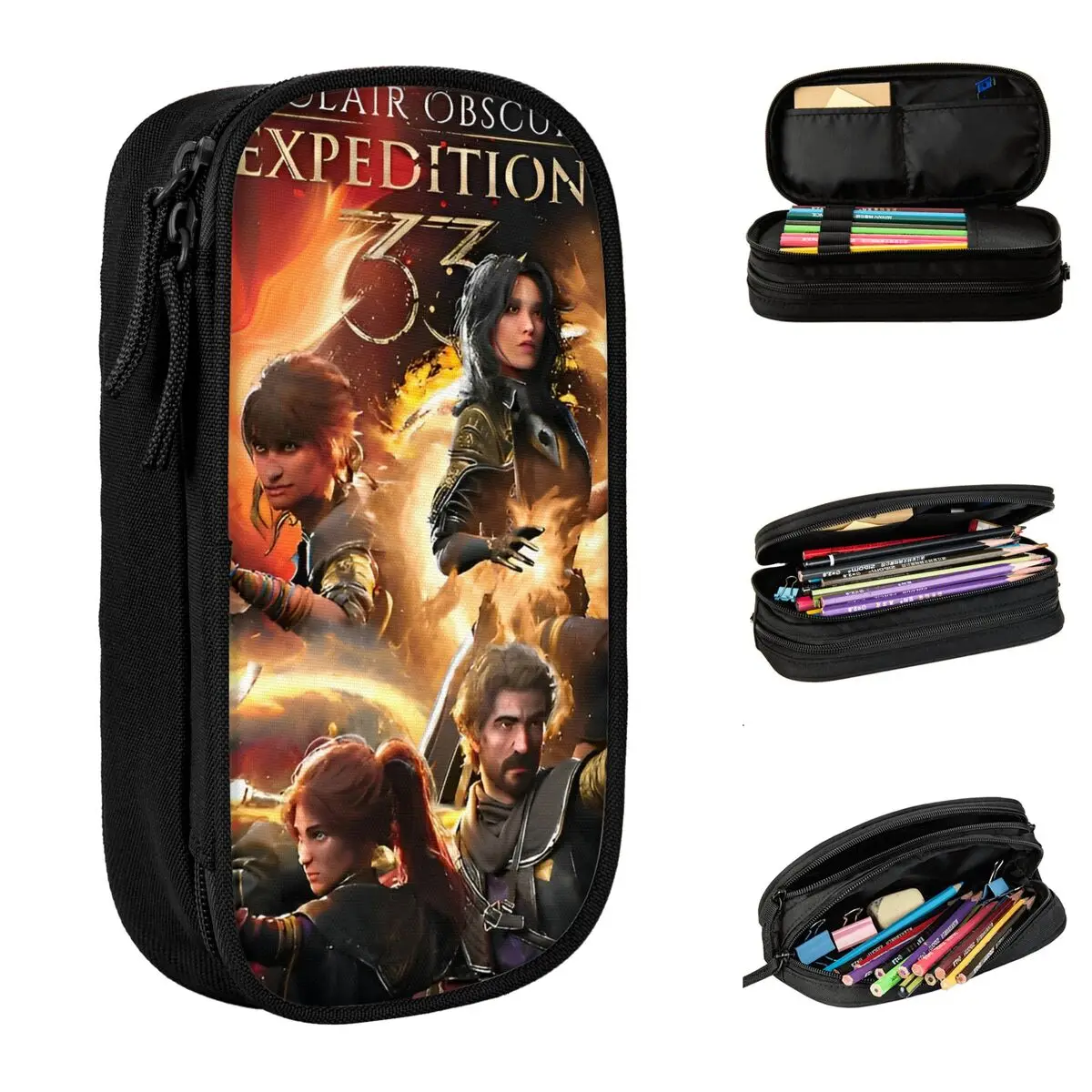 

Clair Obscur Expedition 33 Maelle пенал на молнии пенал детские милые большие школьные пеналы органайзер для канцелярских принадлежностей