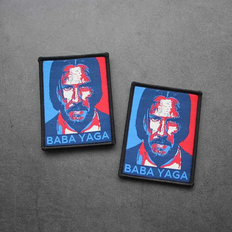 

JOHN WICK Embroidered Patches Rapid Pursuit Armband Woven Label Tactical Badge For Clothing Backpack DIY Decal