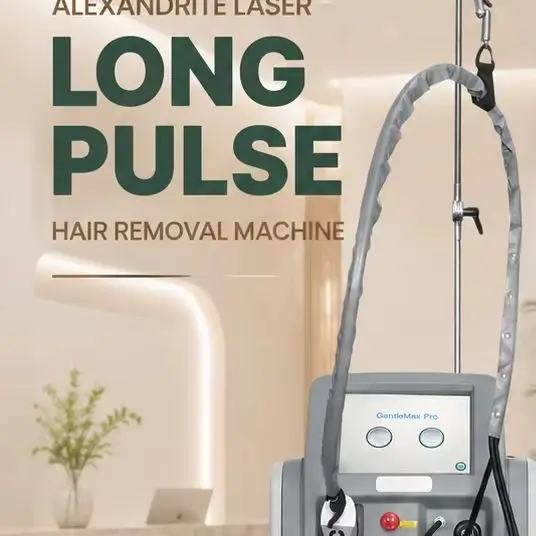 755Nm 1064Nm Dual Wavelength Alexandrite Long Pulse Hair Removal Machine With Advanced Cooling System For All Skin Types