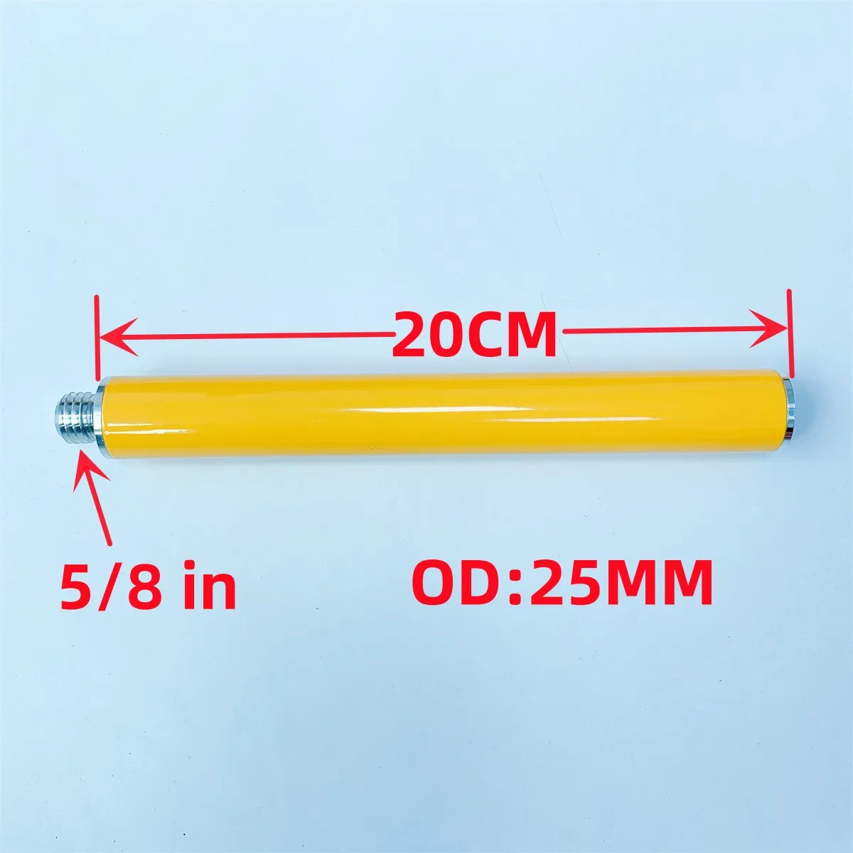 GPS yellow extension pole Extension rod OD 25mm Leveling accessories Extension rod for Trimble Topcon Leica
